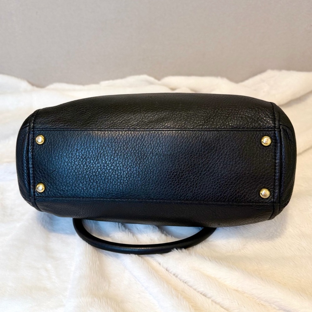 Michael Kors Weston Pebble Leather Foldover Satchel - Picture 4 of 15